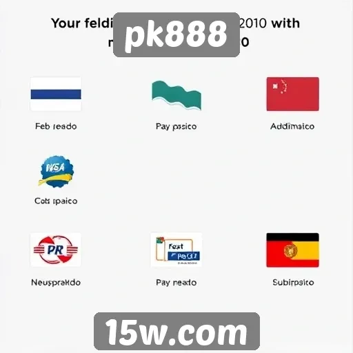 Métodos de pagamento aceitos no pk888